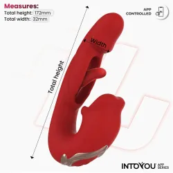 Vibratore Punto G + Flapping e Mordicchio