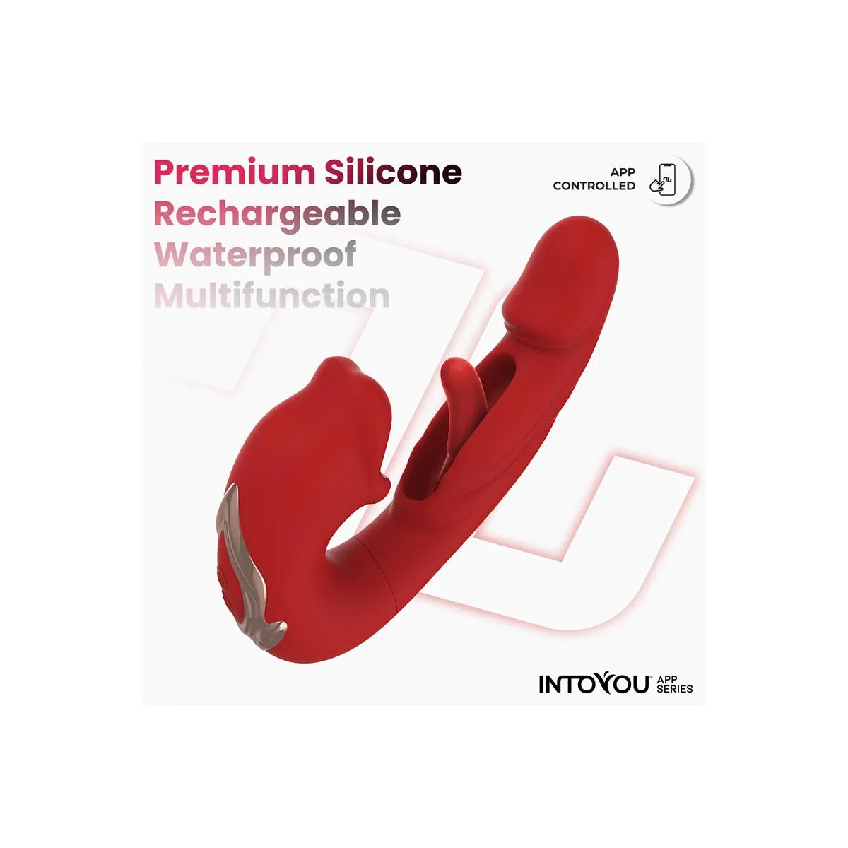 Vibratore Punto G + Flapping e Mordicchio