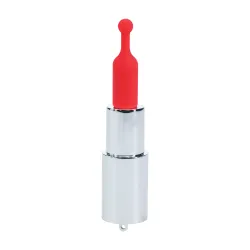 Vibratore a rossetto ricaricabile e 4 testine