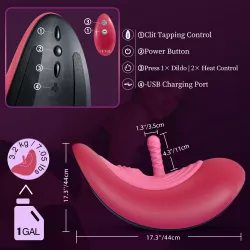 Macchina sesso VVD Rider cavalcabile 3 dildo