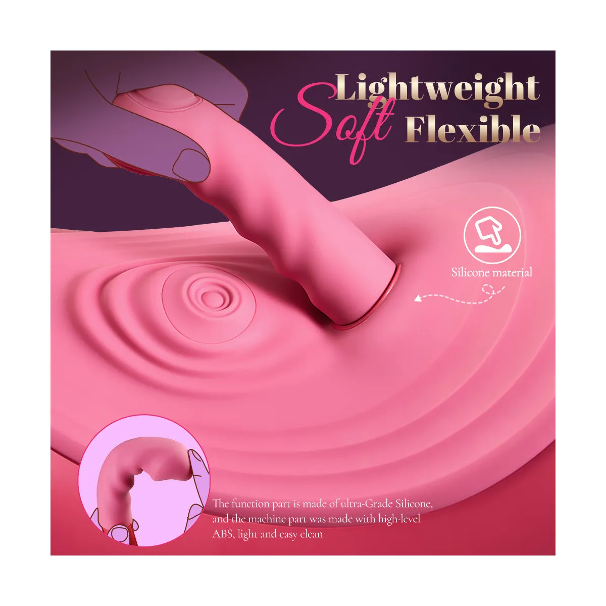 Macchina sesso VVD Rider cavalcabile 3 dildo