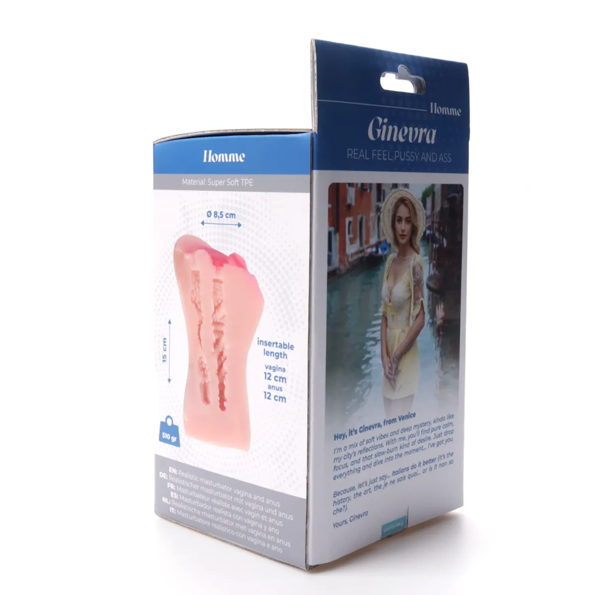 Masturbatore Uomo Vagina Ano Realistici 15 cm