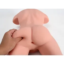 Mezzo Busto Maschile Realistico pene 17,5 cm