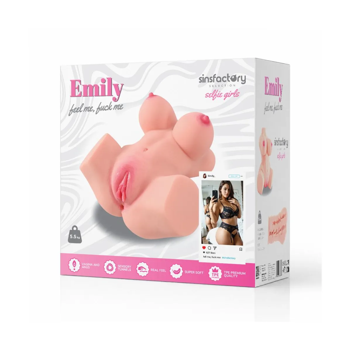 Mezzo Busto Femminile Realistico Curvy