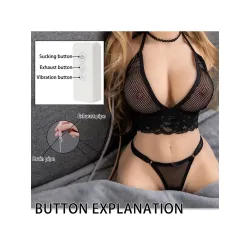 Mezzo Busto Donna Realistico Vibrante+Suzione