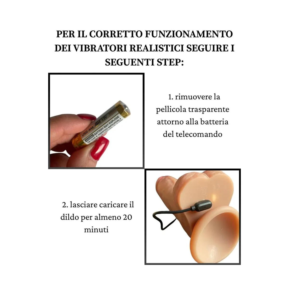 Dildo Vibrante Spinta Scaldante e Tapping
