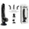 Fallo vibrante testicoli King Cock 23 cm nero Fallo vibrante testicoli King Cock 23 cm nero