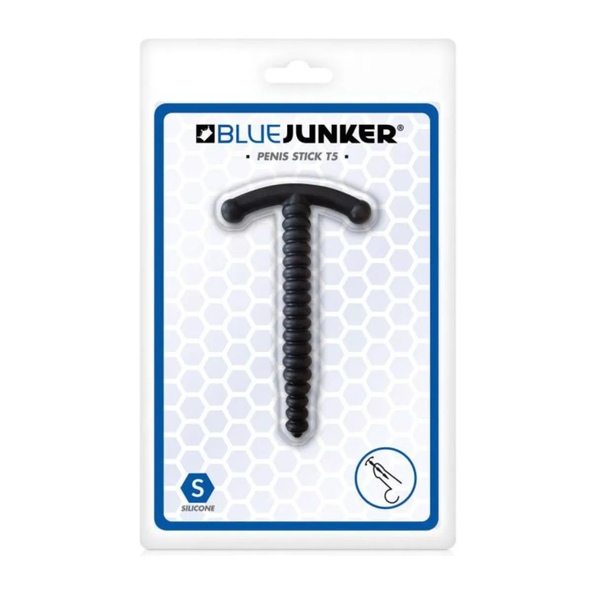 Sonda uretra pene silicone con rilievi 6,3 cm