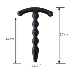 Sonda uretra pene silicone mini sfere 5,7 cm