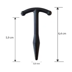 Sonda uretrale pene in silicone 6,4 cm