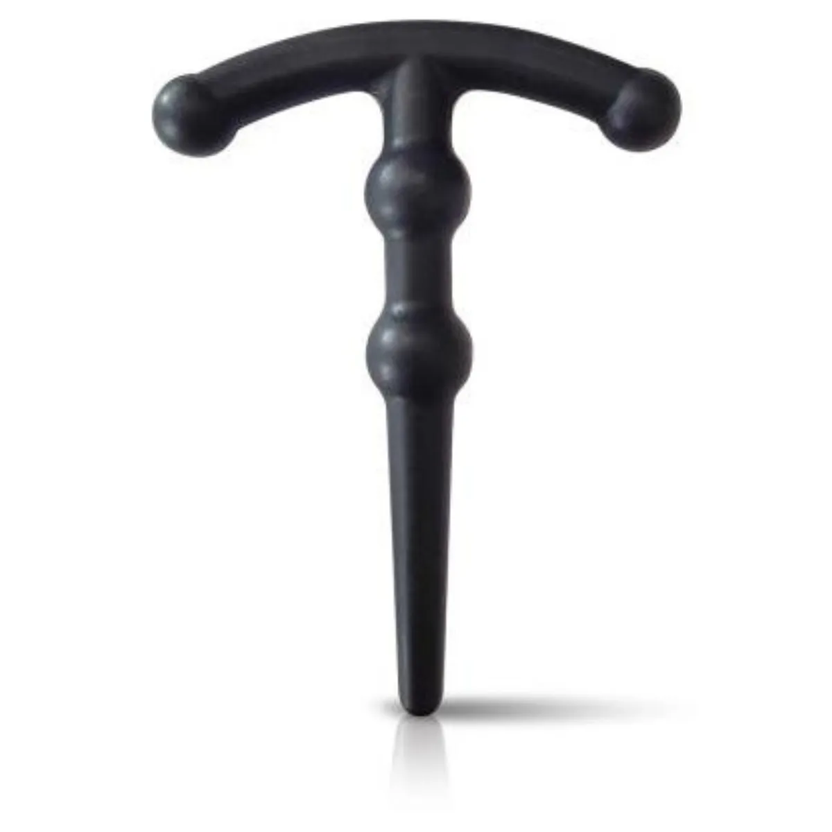 Sonda uretra pene silicone 2 mini sfere 6,4cm