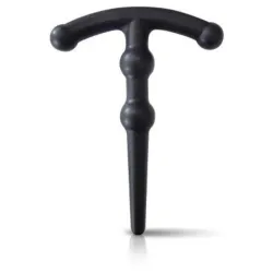 Sonda uretra pene silicone 2 mini sfere 6,4cm