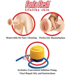 Bambola gonfiabile vagina e ano alta 150 cm