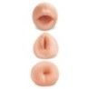 Kit 3 masturbatori maschili bocca vagina ano Kit 3 masturbatori maschili bocca vagina ano