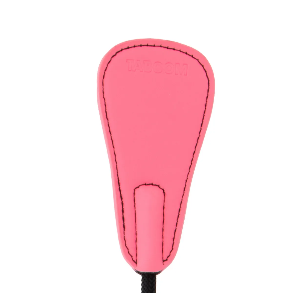 Frustino BDSM rosa fluo pelle sintetica 49 cm