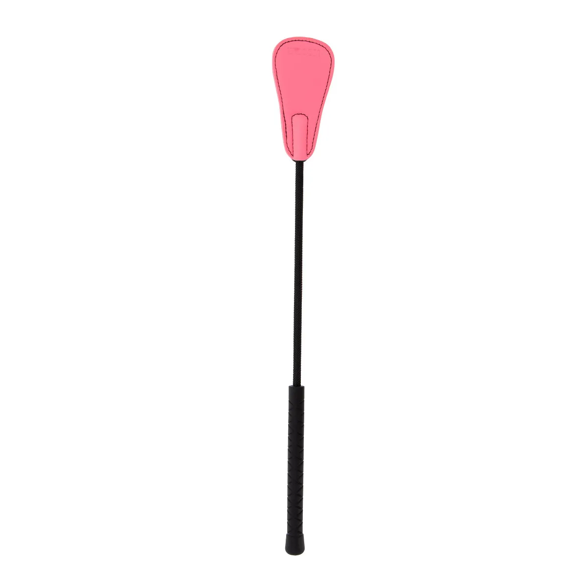 Frustino BDSM rosa fluo pelle sintetica 49 cm