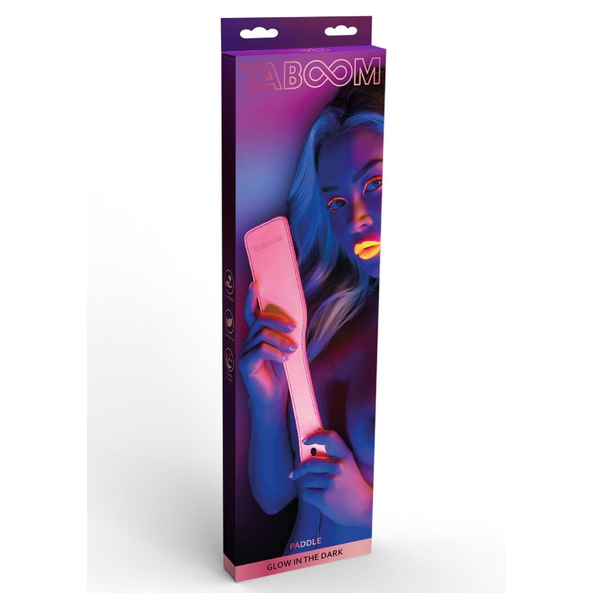 Pagaia Paddle BDSM fluo rosa 33 cm