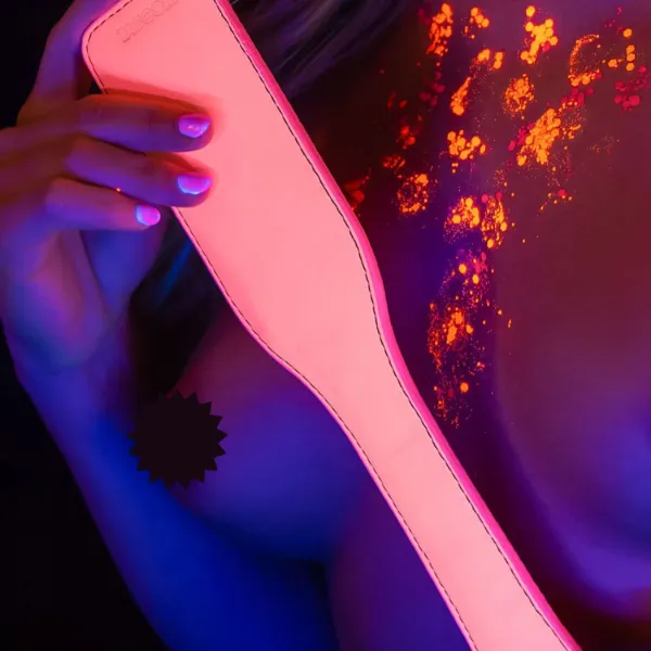 Pagaia Paddle BDSM fluo rosa 33 cm