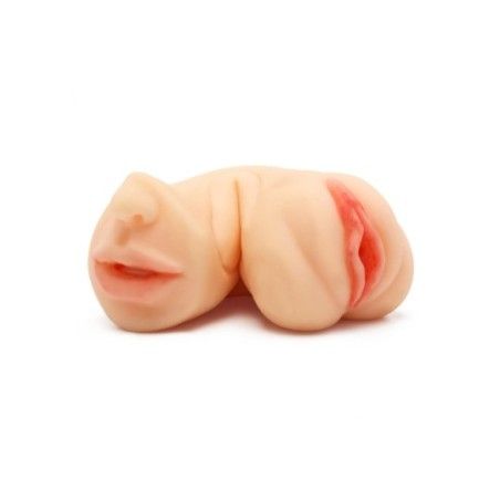 Masturbatore doppio bocca vagina