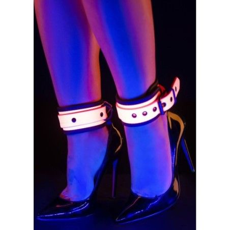 Cavigliere BDSM fluorescenti rosa