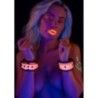 Manette BDSM regolabili fluo rosa