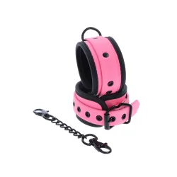 Manette BDSM regolabili fluo rosa