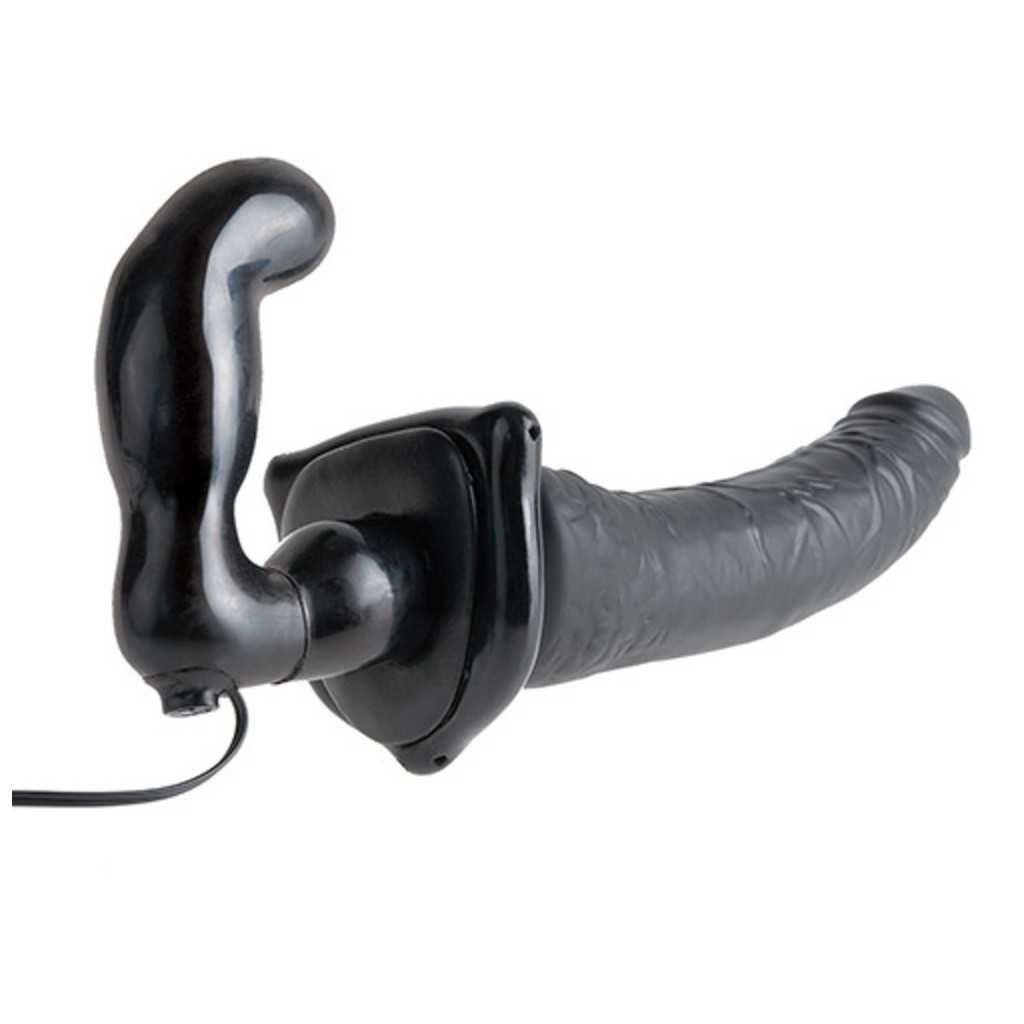 Vibratore strap on con plug fetish fantasy series Deluxe Vibrating Strap-On