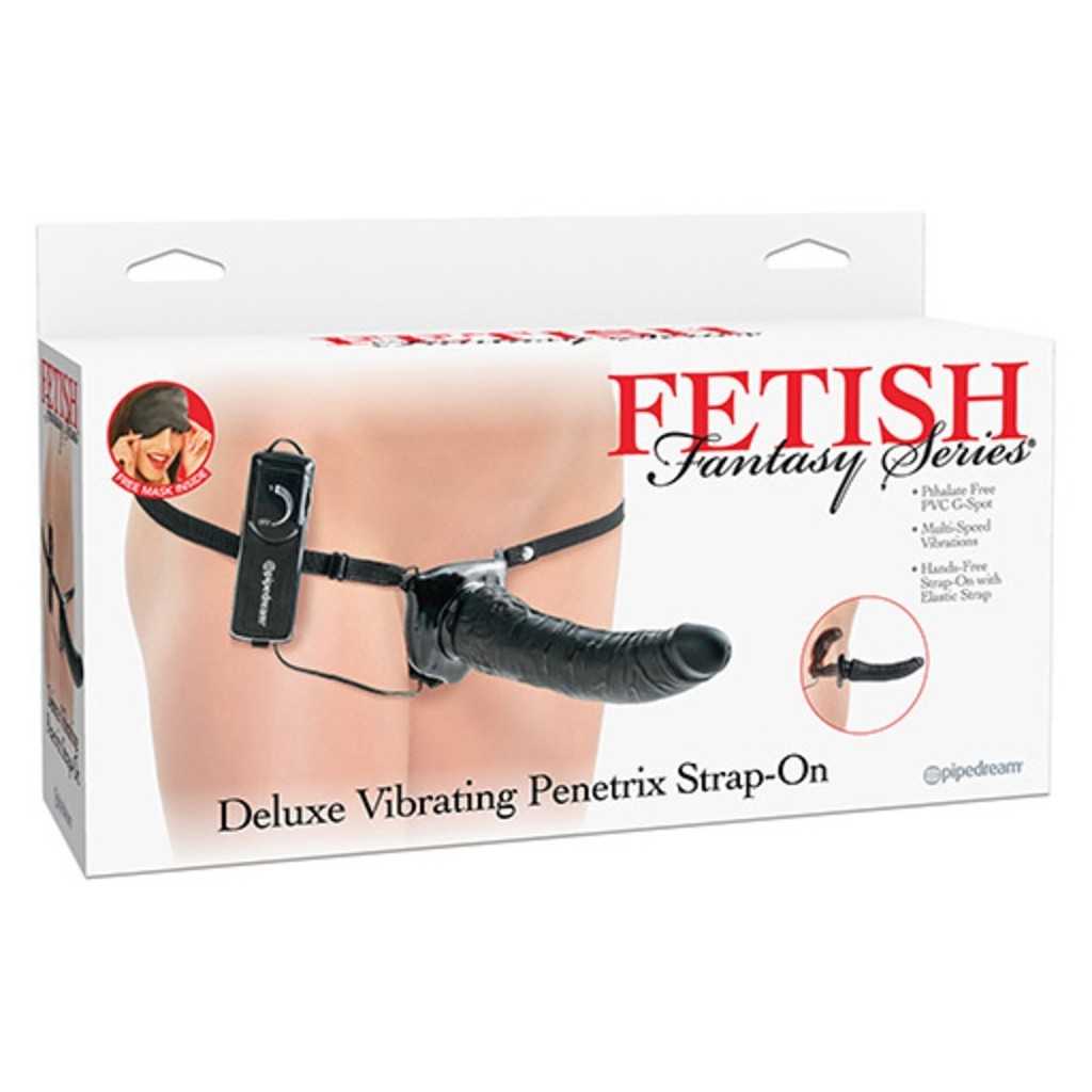 Vibratore strap on con plug fetish fantasy series Deluxe Vibrating Strap-On