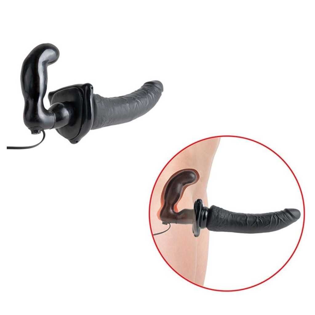 Vibratore strap on con plug fetish fantasy series Deluxe Vibrating Strap-On