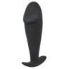 Plug anale in silicone nero Black Velvets Plug anale in silicone nero Black Velvets