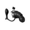 Gabbia pene con plug in silicone Gabbia pene con plug in silicone