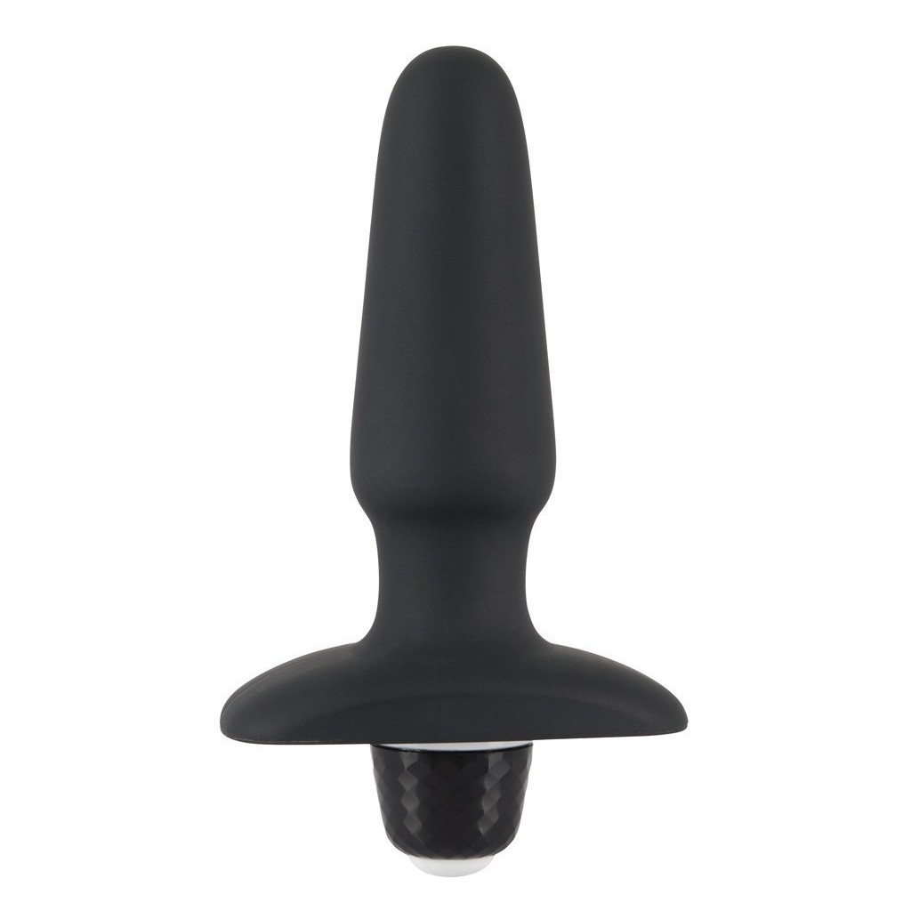 plug anale nero in silicone Sweet Smile Rechargeable Butt Plug