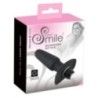 Vibratore plug anale nero silicone 14 cm Vibratore plug anale nero silicone 14 cm