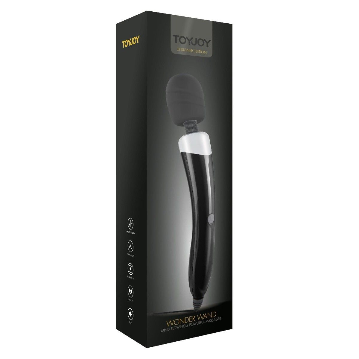 vibratore nero Wonder Wand Massager