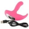 Vibratore in silicone punto G rosa Vibratore in silicone punto G rosa