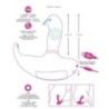 Vibratore in silicone punto G rosa Vibratore in silicone punto G rosa