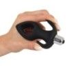 Plug anale vibrante cuore Black Velvets