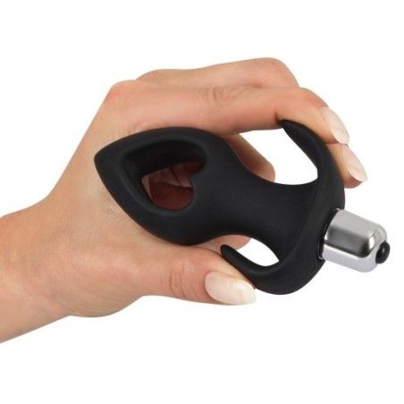 Plug anale vibrante cuore Black Velvets
