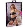 Completo sexy 3 pz nero in pizzo Completo sexy 3 pz nero in pizzo