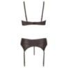 Completo sexy 3 pz nero in pizzo Completo sexy 3 pz nero in pizzo