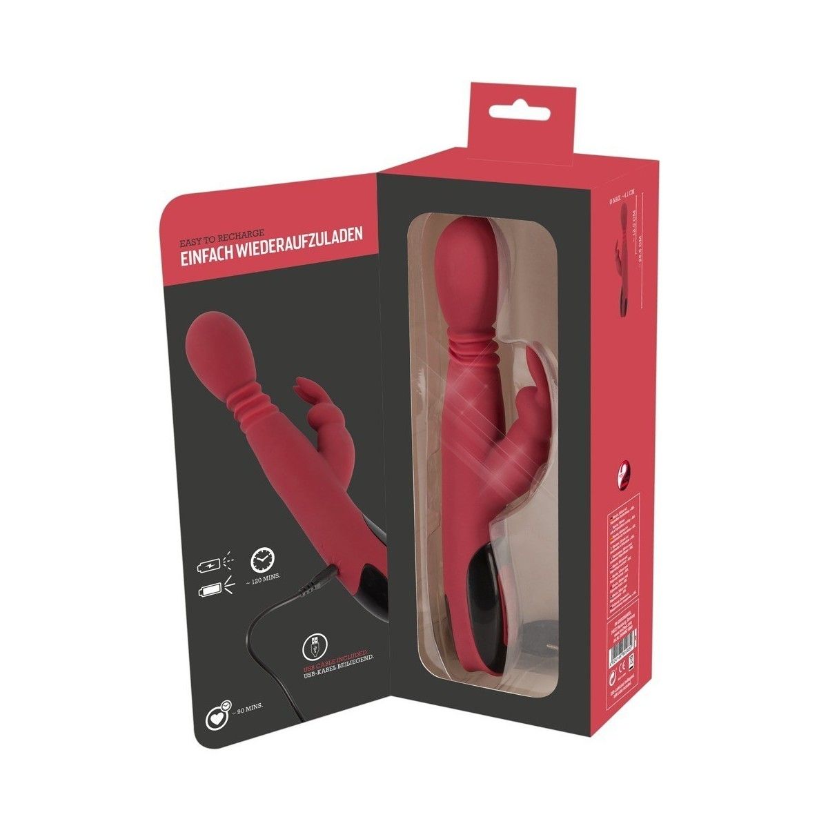 vibratore rabbit stimolatore red massager