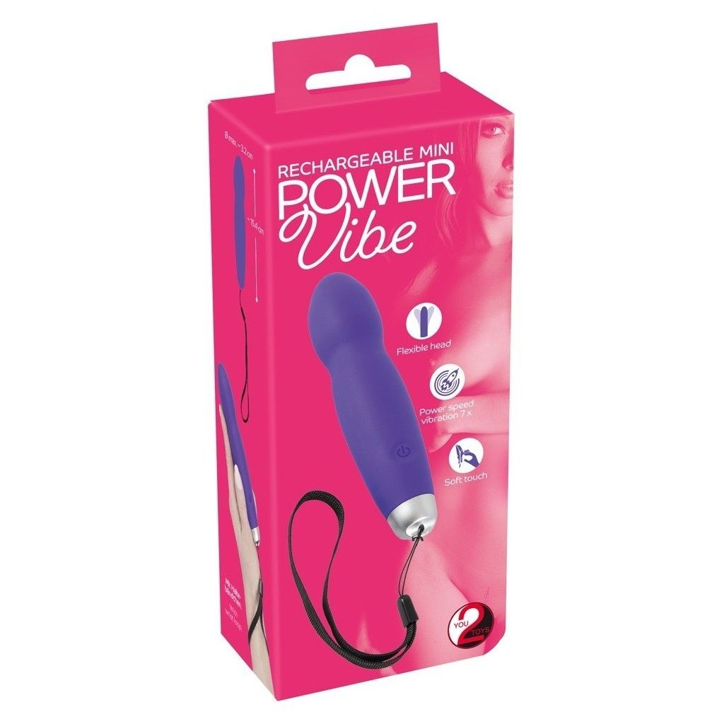 vibratore mini in silicone ricaricabile mini power vibe