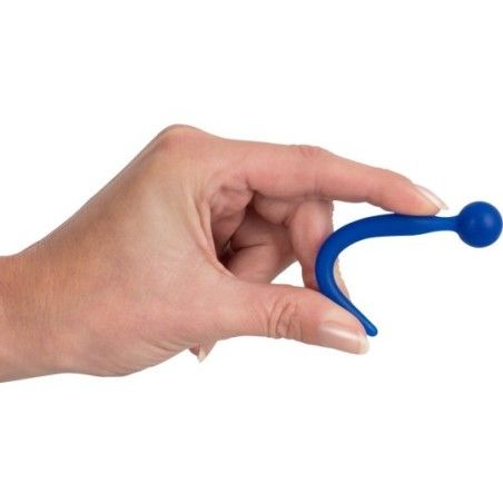 Sonda uretrale blu Penis Plug 9,6 cm silicone