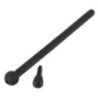 Sonda uretrale interno cavo con tappo nero Sonda uretrale interno cavo con tappo nero