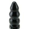Plug anale Triple Ripple nero 15 cm Large Plug anale Triple Ripple nero 15 cm Large
