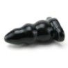 Plug anale Triple Ripple nero 15 cm Large Plug anale Triple Ripple nero 15 cm Large