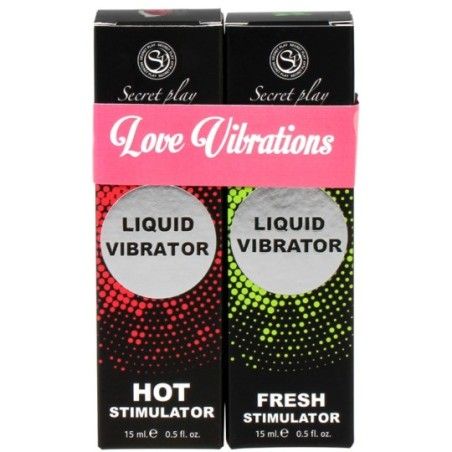 Liquid Vibrator Hot&Fresh lubrificanti 2x15ml