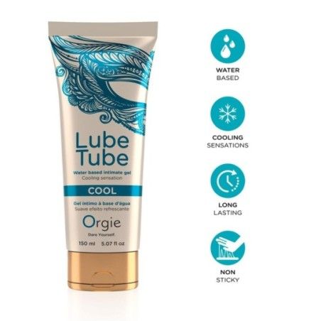Lubrificante effetto freddo tube orgie 150 ml