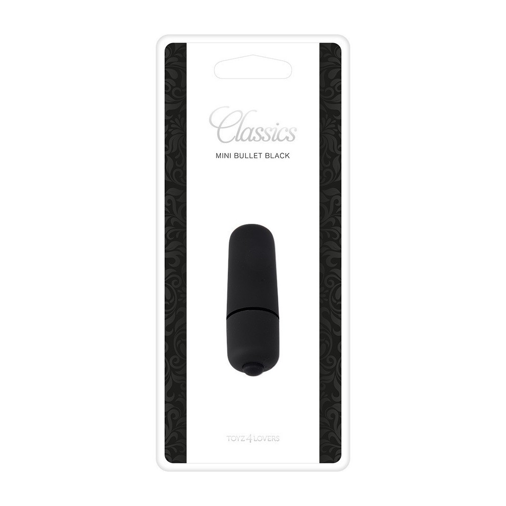Mini vibratore vaginale per clitoride Bullet classic Black