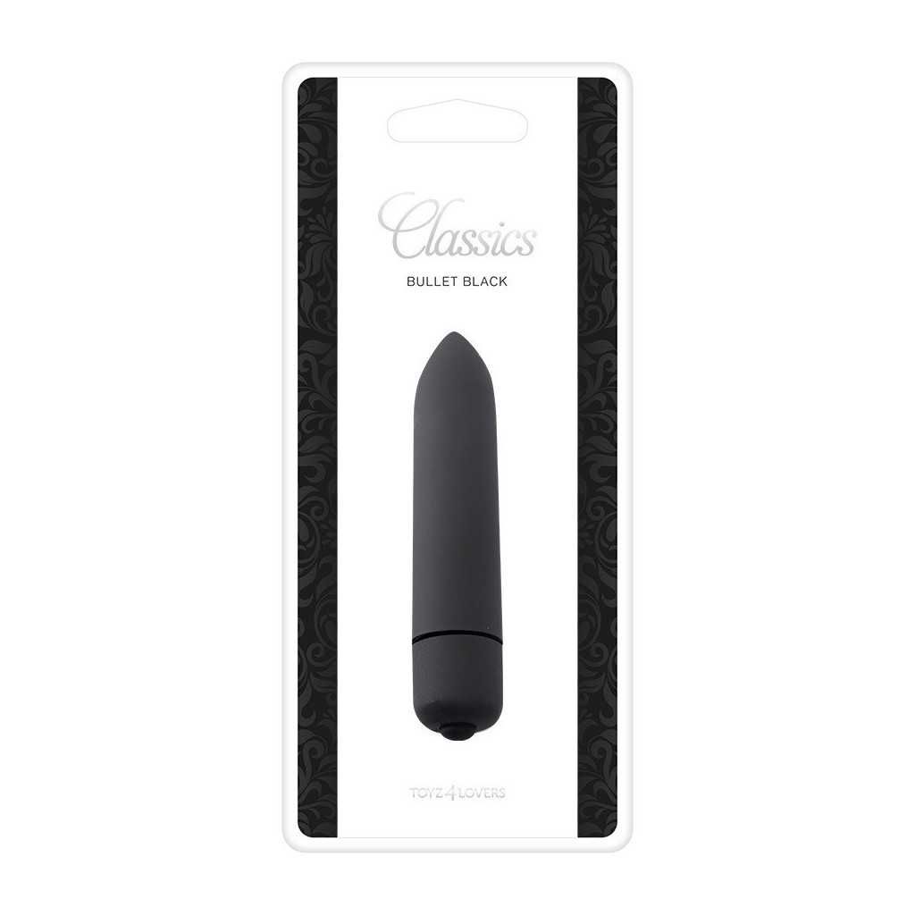 Vibratore stimolatore vaginale bullet classics black